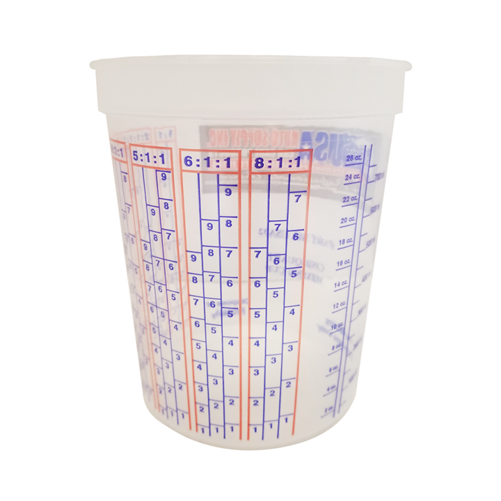 Calibrated Graduated Paint Mixing Cups 350ml x 50 PPS Painting Measuring Cup